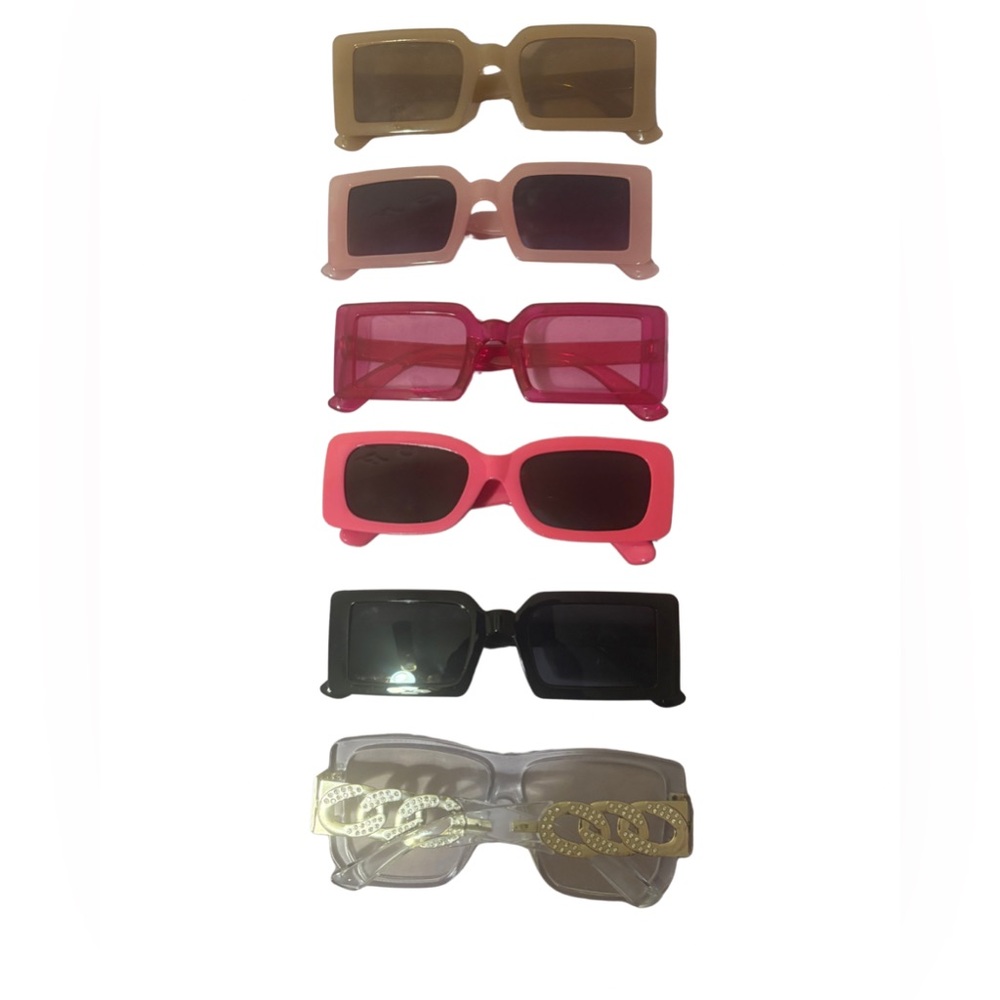 Stylish Women's Sunglasses Set - Multicolor.